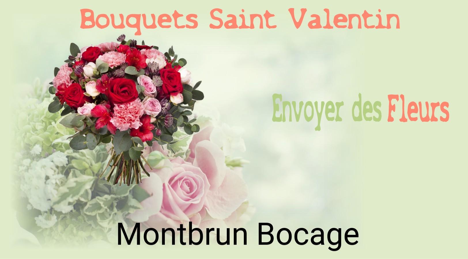 Roses de Saint-Valentin livrées à Montbrun-Bocage